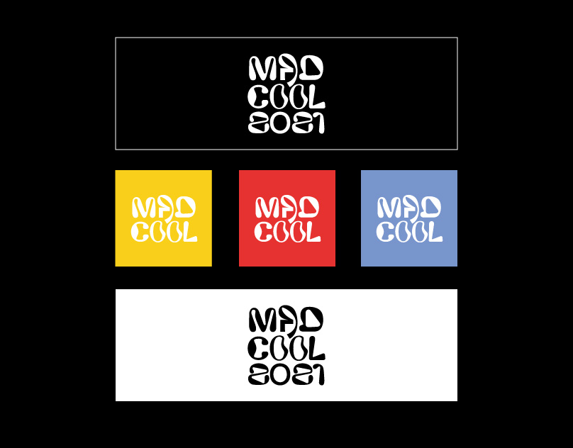 Music Festival Mad cool logo rebranding 2021 new modern design
